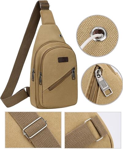 حقيبة Crossbody على ظهر حقيبة الظهر ، Daypack Daypack Daypack Daypack Fanny Pack Cross Back for Outdoors Travel ، Black in Saudi Arabia