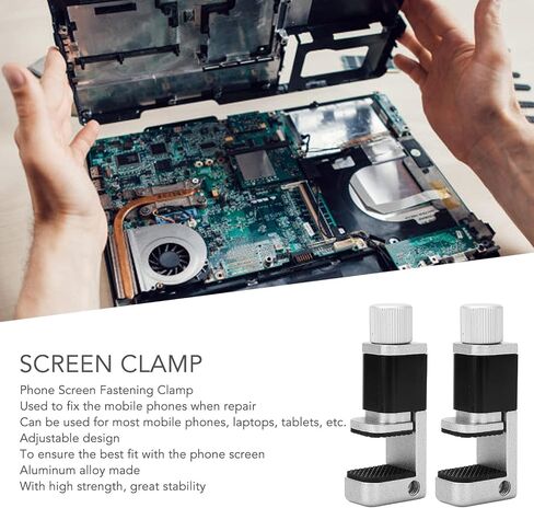4PCS Phone Screen Repair Clamp Set, Adjustable Fastening Fixture for Mobiles, Laptops, Tablets, High Strength Aluminum Alloy Screen Clamp in Saudi Arabia