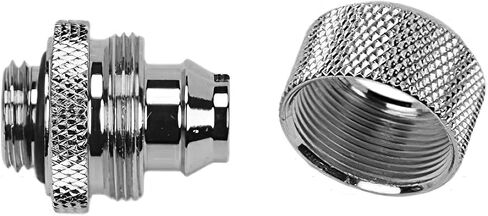 Barrow G1/4 "إلى 3/8" معرف ، 5/8 "ضغط OD للأنابيب الناعمة ، الفضة ، 4 حزم in Saudi Arabia