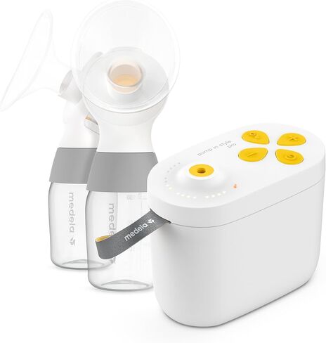 Medela Hands-Free Collection Cups, Compatible with Freestyle Flex, Pump in Style with MaxFlow, and Swing Maxi Electric Breast Pumps, 1 Set of 2 Cups in Saudi Arabia