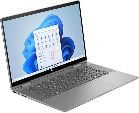 HP Envy x360 2-in-1 Laptop, 2024, 15.6" 1920 x 1080 Touch, Intel Evo Core Ultra 7 155U 12-Core, 32GB LPDDR5, 1TB SSD, Windows 11 Pro, Backlit KB, Wi-Fi 6E, Thunderbolt 4, 5MP IR Camera, Silver in Kuwait
