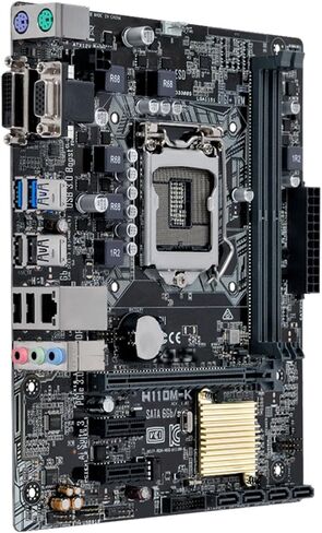 اللوحة الأم تناسب ASUS H110M-K لـ 6/7 Gen Intel LGA 1151 مع درع اللوحة الخلفية I/O-تعبئة صناعية ， العبوة غير الأصلية in Kuwait