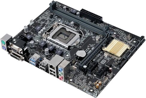 اللوحة الأم تناسب ASUS H110M-K لـ 6/7 Gen Intel LGA 1151 مع درع اللوحة الخلفية I/O-تعبئة صناعية ， العبوة غير الأصلية in Kuwait