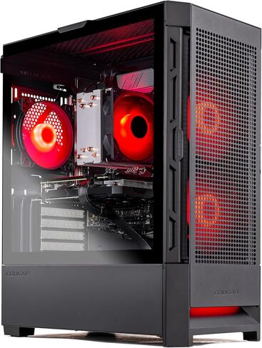 Skytech Blaze4 Mini Gaming PC سطح مكتب ، Ryzen 5 5500 3.6 جيجاهرتز (4.2 جيجا هرتز Turbo) ، Nvidia RTX 3050 6GB ، 500GB NVME SSD ، 16GB DDR4 RAM 3200 ، 650W GOLD GOLD ، WI-FI ، WIN 11 in Kuwait