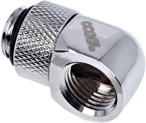 Alphacool 17249 Eiszapfen L -Connector G1/4 Thread to G1/4 INNER - تجهيزات تبريد الماء الكروم in Saudi Arabia