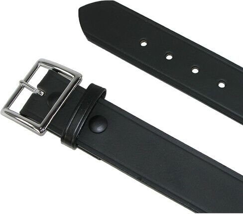 Boston Leather Men's Big & Tall Leather 1 3/4 Inch Garrison Belt, 52, Black in Kuwait