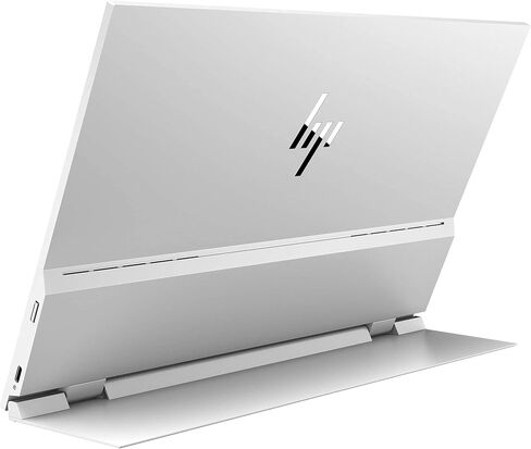 HP E14 G4 Portable Monitor 14 Inch Full HD IPS Panel 60Hz 5ms 400nits Low Blue Light Mode Anti-Glare USB Type-C for Laptop PC, Natural Silver 1B065AA (Renewed) in Saudi Arabia