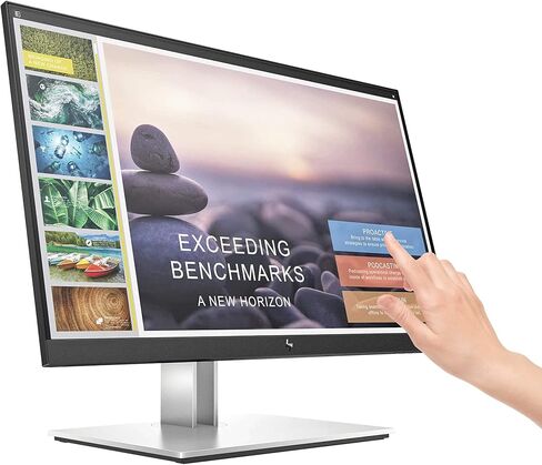 HP E24t G4 23.8" LCD Touchscreen Monitor - 16:9-5 ms GTG (OD),Black, Silver in Kuwait