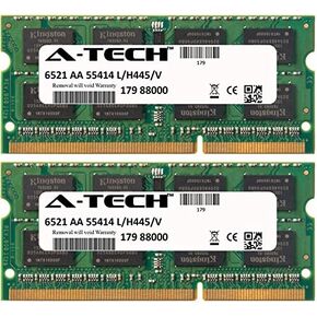 مجموعة A-Tech 16GB (2 × 8 جيجا بايت) ل Toshiba Toshiba Satellite C855-S5239 C855-S5239P C855-S5241 C855-S5245 C855-S5247 C855-S5345 C870-022 C870-1GL. SO-DIMM DDR3 NONCC PC3-10600 1333MHz ذاكرة ذاكرة الوصول العشوائي in Kuwait
