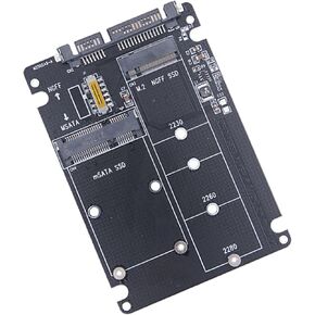 MSATA قرص الصلب SATA3 محول العلبة الصلبة الخارجي محول مزدوج MSATA محول MSATA in Kuwait