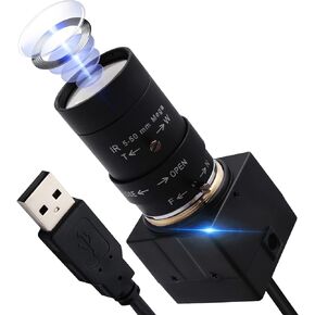4K USB Camera - Zoom البصري 10x ، Ultra HD 2160p ، مستشعر IMX415 ، التوصيل والتشغيل لنظام التشغيل Windows ، Linux ، Mac ، Raspberry Pi in Kuwait