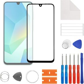 New Front Outer Lens Glass Screen Replacement for Galaxy A16 5G with Free Repair Tools Kit.(No LCD Touch ＆ Digitizer) in Kuwait
