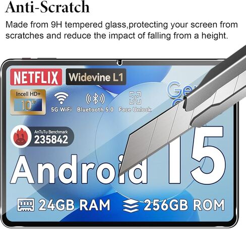 جرائم الجتم [2 حزمة شاشة حزمة لقرص Tabwee Tablet 2025 أحدث أجهزة Android 15 Tablets/Tabwee T20 ، صلابة 9H [وضوح HD] شاشة زجاجية مضادة للخلع ، وتثبيت سهلة ، خالية من الفقاعة in Kuwait
