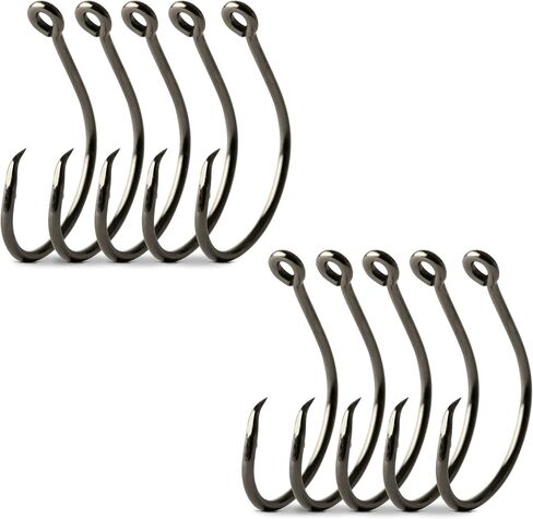 Mustad Demon Offset Circle, 1X Strong - Black Nickel in Saudi Arabia
