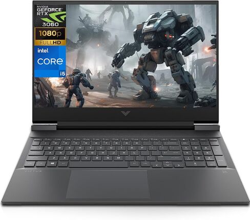 HP Victus Gaming Labtop ، 16.1 "144 Hz Display ، Nvidia Geforce RTX 3060 Graphics ، 12 Core Intel Core I5 ​​12500H Processor حتى 4.5 GHz ، 32GB DDR5 RAM ، 1TB SSD ، لوحة المفاتيح الخلفية ، Windows 11 Home in Saudi Arabia
