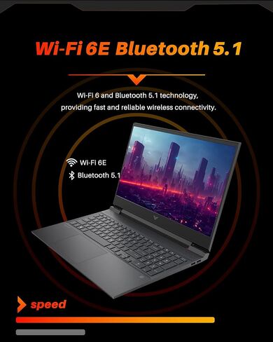 HP Victus Gaming Labtop ، 16.1 "144 Hz Display ، Nvidia Geforce RTX 3060 Graphics ، 12 Core Intel Core I5 ​​12500H Processor حتى 4.5 GHz ، 32GB DDR5 RAM ، 1TB SSD ، لوحة المفاتيح الخلفية ، Windows 11 Home in Saudi Arabia