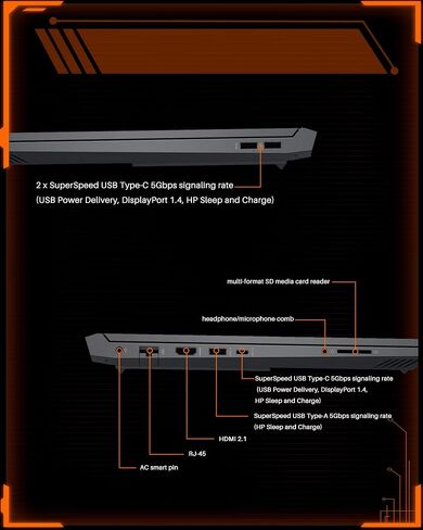 HP Victus Gaming Labtop ، 16.1 "144 Hz Display ، Nvidia Geforce RTX 3060 Graphics ، 12 Core Intel Core I5 ​​12500H Processor حتى 4.5 GHz ، 32GB DDR5 RAM ، 1TB SSD ، لوحة المفاتيح الخلفية ، Windows 11 Home in Saudi Arabia