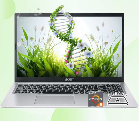 acer Aspire 3 Premium Laptop with Backlit Keyboard | AMD Ryzen 5 7430U CPU | 15.6 FHD IPS Display | 16GB RAM | 256GB PCIe SSD | Wi-Fi 6 | Type-C | Sleek & Portable | Windows 11 Pro in Saudi Arabia