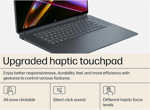 HP Specter X360 16 "2-in-1 Business Business Captop مع stylus ، Intel 16-Core Ultra 7 155h ، 16 جيجا بايت ذاكرة الوصول العشوائي ، 1 تيرابايت SSD ، 2560 × 1600 120 هرتز ، CAM 9MP ، Lacklit KB ، Thunderbolt 4 ، FP Reader ، Win 11 (Reneded) in Kuwait