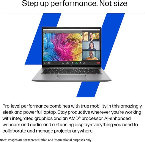 HP Zbook Firefly G11 Mobil Workstation ، AMD Ryzen 7 Pro 8840HS ، 64 GB DDR5 RAM ، 4 TB PCIE SSD ، 14 "Wuxga (1920x1200) Display ، Amd Radeon 780M ، Backlit Keyboard ، W11 Pro ، Silver in Saudi Arabia