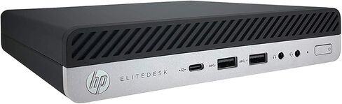 HP Smart Buy Elitedesk 800 G4 DM 4CB16UT CORE I7 8700T 8GB DDR4 ، SSD 256 GB (متجدد) in Kuwait