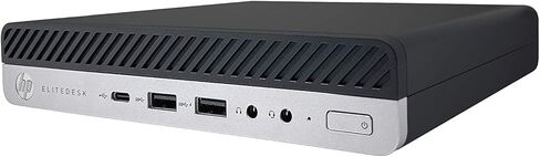 HP Smart Buy Elitedesk 800 G4 DM 4CB16UT CORE I7 8700T 8GB DDR4 ، SSD 256 GB (متجدد) in Kuwait