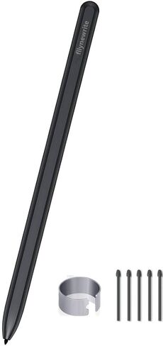 قلم EMR Digital Pen لـ 1/2 (4،096 مستويات ضغط) لجهاز الكمبيوتر اللوحي ، الكتابة ، الرسم ، أجهزة EMR مع نصائح/نقاط الحمل (أسود) in Kuwait