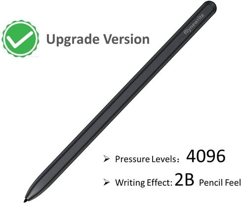 قلم EMR Digital Pen لـ 1/2 (4،096 مستويات ضغط) لجهاز الكمبيوتر اللوحي ، الكتابة ، الرسم ، أجهزة EMR مع نصائح/نقاط الحمل (أسود) in Kuwait