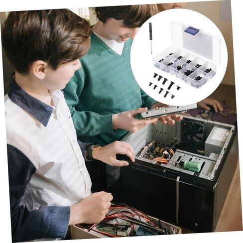 POPETPOP Mini Screw Set for M2 Series Carbon Steel Countersunk Screws Flat Head Screwdriver for Repairs in Saudi Arabia