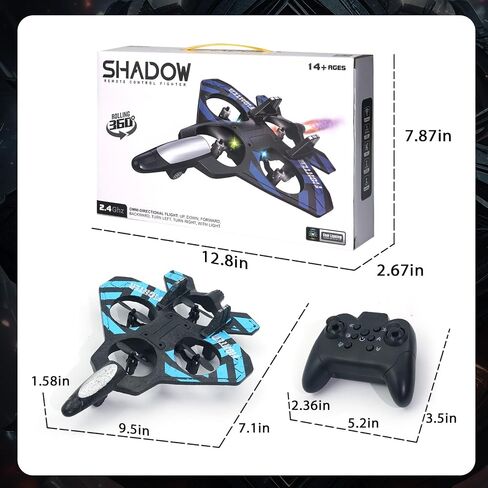 Remote Control Airplane Rc Plane for Kids 6-12 Rc Airplane Toys with Easy Remote Durable Rc Planes for Beginners for Both Boys and Girls (Blue) in Saudi Arabia