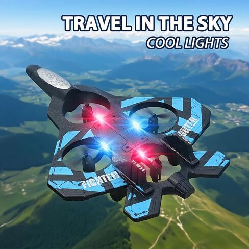 Remote Control Airplane Rc Plane for Kids 6-12 Rc Airplane Toys with Easy Remote Durable Rc Planes for Beginners for Both Boys and Girls (Blue) in Saudi Arabia