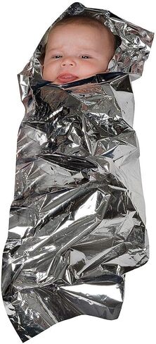MABIS Sterile Foil Baby Bunting Emergency Heat-Conserving Baby Blanket for Newborns and Infants in Kuwait