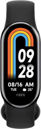 سوار Xiaomi Mi Smart Band 8 (الإصدار العالمي) لتعقب الصحة واللياقة البدنية مع معدل تحديث 60 هرتز، وشاشة AMOLED مقاس 1.62 بوصة، وعمر البطارية 16 يومًا، وأكثر من 150 وضعًا رياضيًا، وأكسجين الدم، ومعدل ضربات القلب، ومراقبة النوم والإجهاد in Kuwait