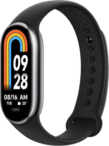 سوار Xiaomi Mi Smart Band 8 (الإصدار العالمي) لتعقب الصحة واللياقة البدنية مع معدل تحديث 60 هرتز، وشاشة AMOLED مقاس 1.62 بوصة، وعمر البطارية 16 يومًا، وأكثر من 150 وضعًا رياضيًا، وأكسجين الدم، ومعدل ضربات القلب، ومراقبة النوم والإجهاد in Kuwait