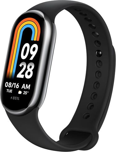 سوار Xiaomi Mi Smart Band 8 (الإصدار العالمي) لتعقب الصحة واللياقة البدنية مع معدل تحديث 60 هرتز، وشاشة AMOLED مقاس 1.62 بوصة، وعمر البطارية 16 يومًا، وأكثر من 150 وضعًا رياضيًا، وأكسجين الدم، ومعدل ضربات القلب، ومراقبة النوم والإجهاد in Kuwait