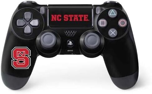 Skinit Mucal ألعاب الجلد متوافق مع وحدة تحكم PS4 - مرخص رسميًا شعار جامعة ولاية كارولينا الشمالية in Saudi Arabia