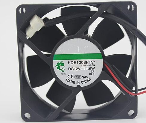 لـ KDE1208PTV1 12V 0.13A 1.6W 3000RPM 41CFM 33DBA 80X80X25MM 2-WRO in Kuwait