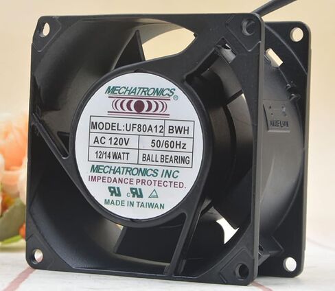 UF80A12 80X80X38MM 120V 12/14W 50/60Hz 8CM 2-WARE مروحة التبريد in Saudi Arabia