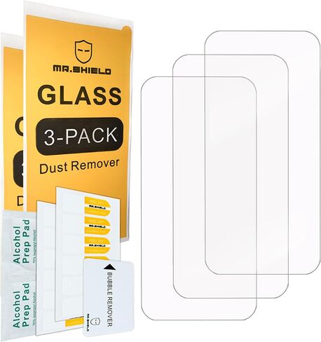 Mr.Shield Screen Protector compatible with iPhone 17 / iPhone 17 Pro [6.3 Inch] [Tempered Glass] [3-PACK] [Japan Glass with 9H Hardness] in Saudi Arabia