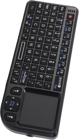 لوحة المفاتيح اللمسة اللمسة Zunate 2.4 جيجا هرتز قابلة لإعادة الشحن ، لوحة مفاتيح Mini 69 Backlit مع لوحة تتبع للكمبيوتر/Android/Linux/PS | 3 في 1 لوحات مفاتيح لاسلكية متعددة الوظائف ولوحة اللمس الماوس (تخطيط QWERTY) in Saudi Arabia