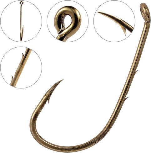 30 Pack Baitholder Fishing Hooks 3/0 2/0 1/0 for Bass Trout Walleye Panfish Catfish Saltwater and Freshwater in Saudi Arabia