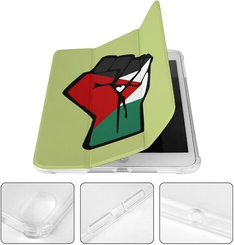 Free Palestine Power Palestinian Case with Pen Holder Slim Lightweight Trifold Stand Compatible with iPad mini 4/5/6 Mini4/5（7.9in） in Saudi Arabia