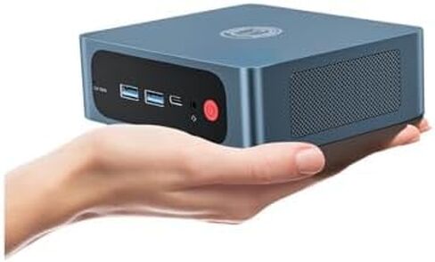 TRIGKEY Mini PC Ryzen 7 Speed S5 5800H(Up to 4.4GHz,L3 16MB) Mini Gaming Computer 32GB DDR4 3200MHz 1TB M.2 2280 NVMe SSD, Wi-Fi 6/Bluetooth 5.2/4K@60Hz/HDMI+DP+Type-C/USB 3.2 Micro PC in Kuwait