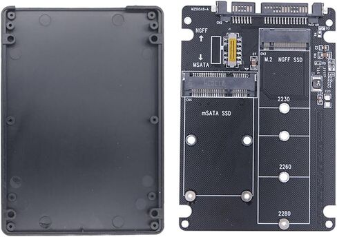 MSATA Solid Disk Solid SATA3 External Hard Enclosure Adapter Double Purpose MSATA Adapter in Saudi Arabia