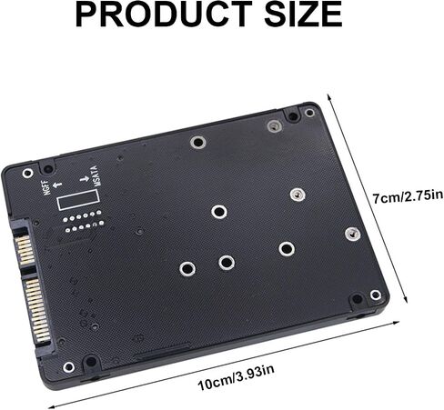 MSATA Solid Disk Solid SATA3 External Hard Enclosure Adapter Double Purpose MSATA Adapter in Saudi Arabia