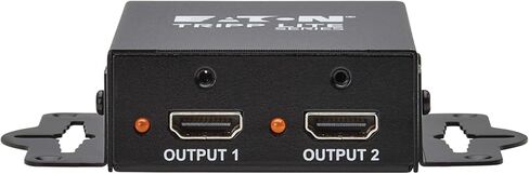TRIPP LITE Series 4-Port HDMI Splitter ، 8K@60Hz ، 1 في 4 OUT ، مرآة/مكررة فقط ، الدعم متعدد الدقة ، مجموعة التثبيت ، محول الطاقة الدولي ، التوصيل والتشغيل ، ضمان لمدة عام (B118-004-8K) in Kuwait