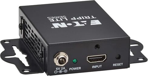 TRIPP LITE Series 4-Port HDMI Splitter ، 8K@60Hz ، 1 في 4 OUT ، مرآة/مكررة فقط ، الدعم متعدد الدقة ، مجموعة التثبيت ، محول الطاقة الدولي ، التوصيل والتشغيل ، ضمان لمدة عام (B118-004-8K) in Kuwait