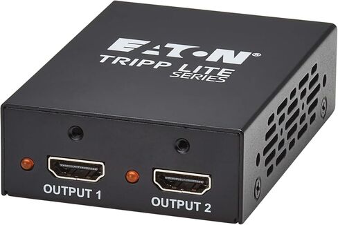 TRIPP LITE Series 4-Port HDMI Splitter ، 8K@60Hz ، 1 في 4 OUT ، مرآة/مكررة فقط ، الدعم متعدد الدقة ، مجموعة التثبيت ، محول الطاقة الدولي ، التوصيل والتشغيل ، ضمان لمدة عام (B118-004-8K) in Kuwait