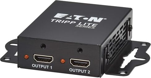 TRIPP LITE Series 4-Port HDMI Splitter ، 8K@60Hz ، 1 في 4 OUT ، مرآة/مكررة فقط ، الدعم متعدد الدقة ، مجموعة التثبيت ، محول الطاقة الدولي ، التوصيل والتشغيل ، ضمان لمدة عام (B118-004-8K) in Kuwait