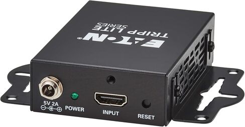 TRIPP LITE Series 4-Port HDMI Splitter ، 8K@60Hz ، 1 في 4 OUT ، مرآة/مكررة فقط ، الدعم متعدد الدقة ، مجموعة التثبيت ، محول الطاقة الدولي ، التوصيل والتشغيل ، ضمان لمدة عام (B118-004-8K) in Kuwait
